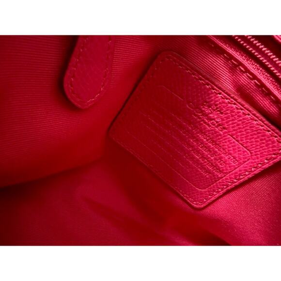 BEAUTIFUL BOWN AND PINK COACH BAG! - Picture 8 of 13